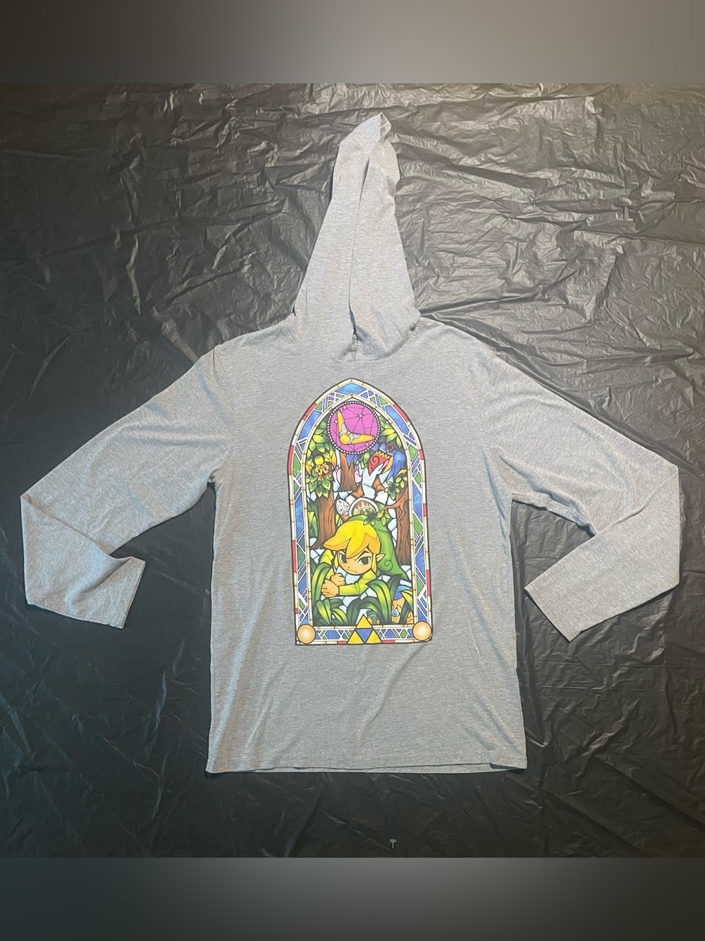 Nintendo The Legend of Zelda Wind Waker HD Gray Printed Tee